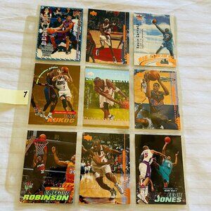 LOT OF 9 Basketball Sports Trading Cards. Mint Condition. UPPER DECK.
